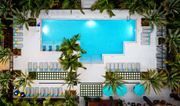 Sarasota apartment for rent - Aerial view of pool  | District at Rosemary at The District at Rosemary, Sarasota, Florida