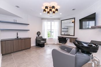Onsite hair & nail salon