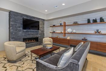 The living room 