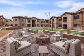 Oro Valley apartment for rent - Fire pit & lounge area at The Canyons at Linda Vista Trail, Oro Valley, AZ