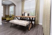 Alpharetta apartment for rent - Living Area with Wood Style Flooring at Emblem Alpharetta Apartments, Alpharetta, GA, 30009
