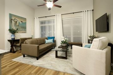 Macon apartment for rent - Living room at Lofts at Zebulon, Georgia, 31210