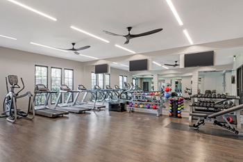 State-of-the-art 24-hour fitness center