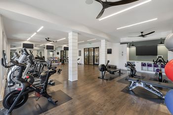 State-of-the-art 24-hour fitness center