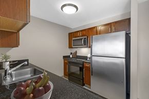Hartford apartment for rent - A Kitchen with stainless steel appliances and ample counter space