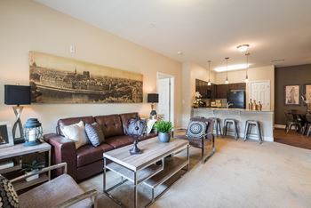 Spacious floor plans with 9' ceilings