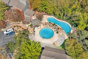 Austin apartment for rent - Top view of swimming pool at Great Hills, Austin, TX  