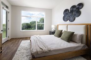 Elkhorn apartment for rent - Bedroom with bed at Aerie Blue Sage, Elkhorn