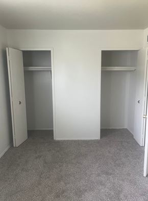 Inkster apartment for rent - The bedroom in a 1 bedroom unit with 2 closets
