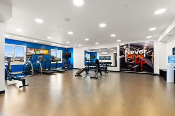 Commercial-grade fitness centre