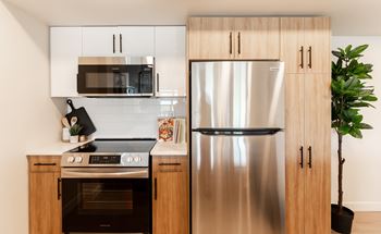 A modern kitchen