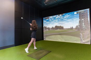 Indoor golf simulator