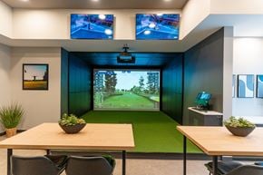 Edmonton apartment for rent - A Room With Golf Simulator at Cadence at Griesbach, Alberta, T5E 1Y8