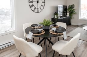 Winnipeg townhouse for rent - Elegant Dining Space at Latitude 49 Townhomes, Winnipeg, MB