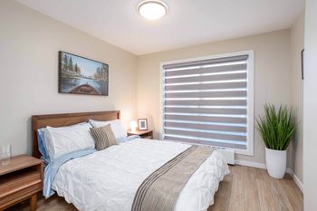 Spacious bedroom