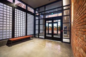 Spacious lobby