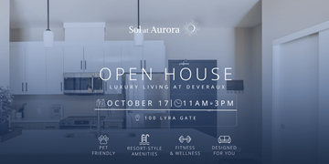 Winnipeg apartment for rent - An open house is being held at Sol at Aurora, a luxury living space at Deveraux.