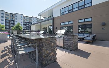 Bbq patio area