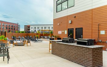 Outdoor grill and patio
