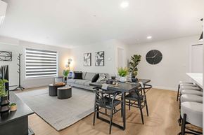 Calgary apartment for rent - Modern Living Room at Skyway Apartments, Alberta, T3B 5V6