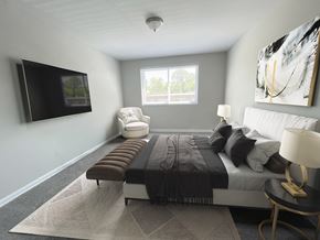 Forestville apartment for rent - Bedroom with TV set at Flats of Forestville, Forestville, Maryland
