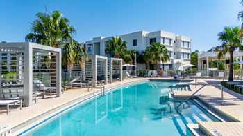 A large swimming pool