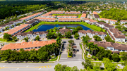Naples townhouse for rent - Large building complex view at The Falls of Portofino , Naples, FL, 34119