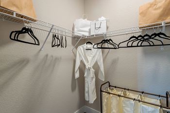Spacious closet