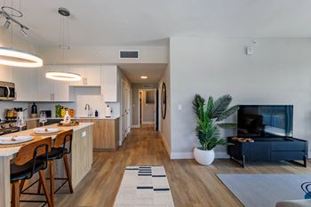 Kitchen and dining view