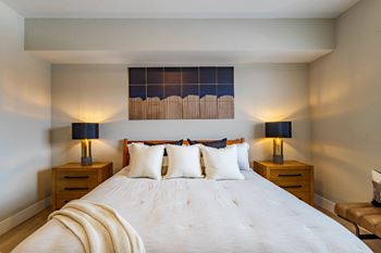 Spacious bedroom