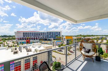 Large balcony and patio
