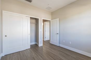 Room with attached closet