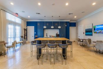 Clubhouse dining area