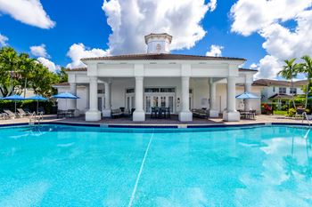 Large swimming pool
