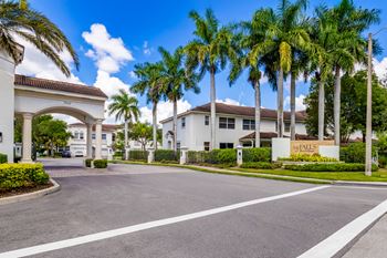 Street view of a residential area