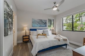 Fort Myers townhouse for rent - Bedroom with ceiling fan at Portofino Vineyards, Fort Myers