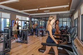 Fort Myers townhouse for rent - Woman running on treadmill at Portofino Vineyards, Fort Myers, 33967