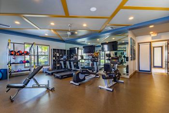 Bright gym