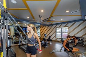 Fort Myers apartment for rent - Woman working out at Portofino Cove, Fort Myers