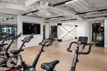 Yoga and spin studio