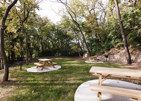 Kansas City apartment for rent - outdoor grilling space
