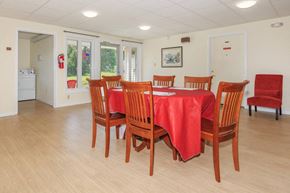 Jonesport apartment for rent - a dining room with a table and chairs