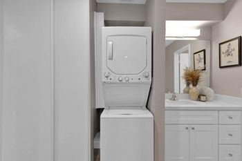 Washer dryer in select apartments