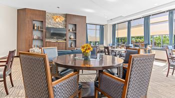 Dining room with table and chairs