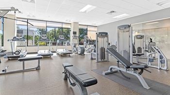 Spacious and modern gym