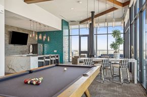 Denver apartment for rent - Challenge friends to a game of pool in the sky lounge