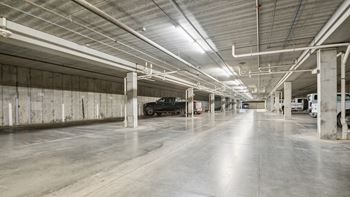Heated underground parking