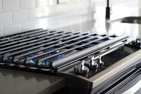 Denver apartment for rent - Gas Range at Dylan at RiNo, Denver, CO, 80216
