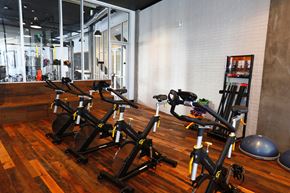 Denver apartment for rent - Yoga Studio and Stationary Bikes at Dylan at RiNo, Denver, CO