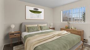 Billings apartment for rent - a bedroom with a bed and a window